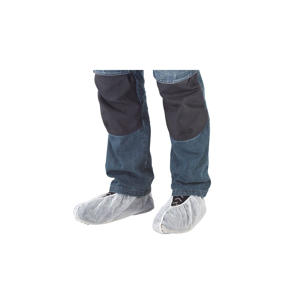 Pack 2 pares de protetores de calçado branco 4877000