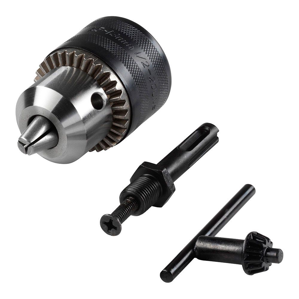 Mandril 1,5 - 13 mm, chave de mandril S2 e adaptador de mandril, conjunto sds-plus
