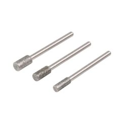Fresas diamante cilíndricas, KIT 3 unidades