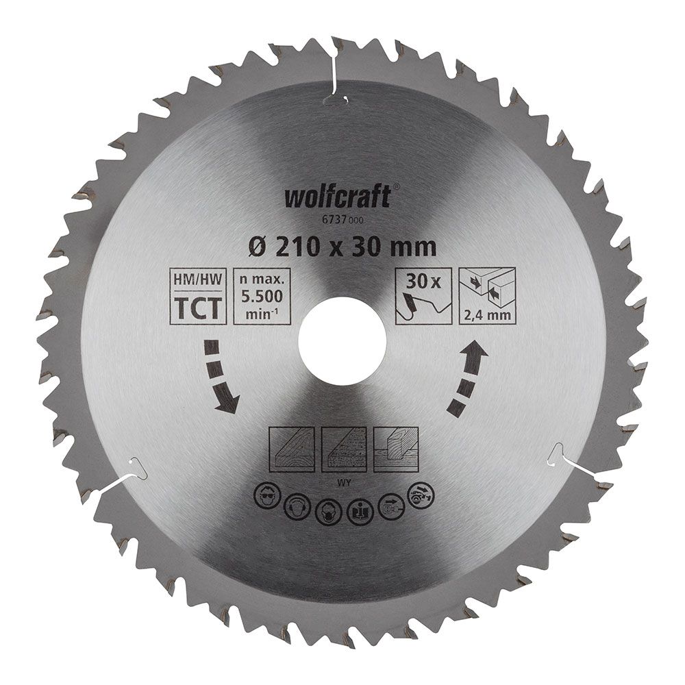 Disco de serra circular manual CT, Ø210 mm x 30 dentes