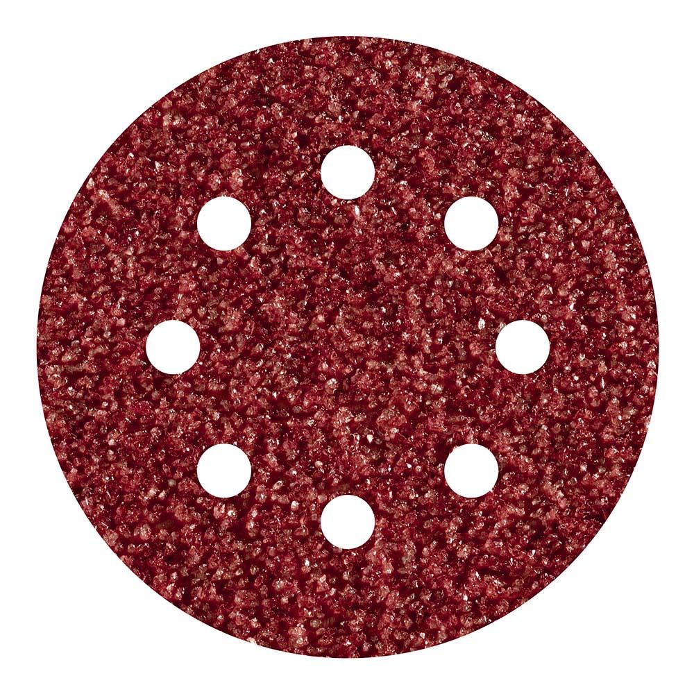Discos de lixagem adesivos coríndum, Ø125 mm, granula 60, 5 un