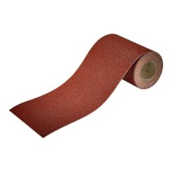 Rolo de papel abrasivo adesivo 4 m x 115 mm, grão: 80