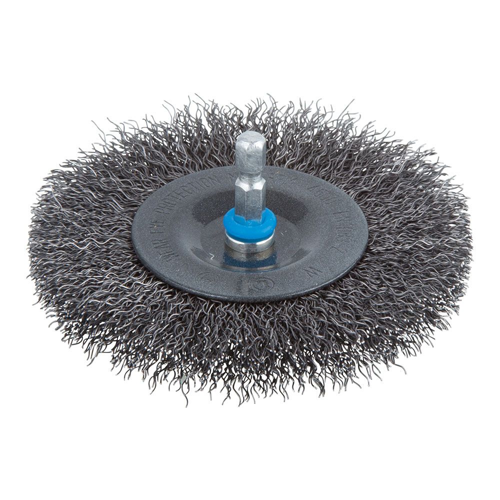 Escova de disco de FIO de aço haste hexagonal Ø100 x 10 mm