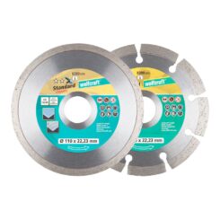 Conjunto de discos de corte de diamante Ø110 mm 2 UDS
