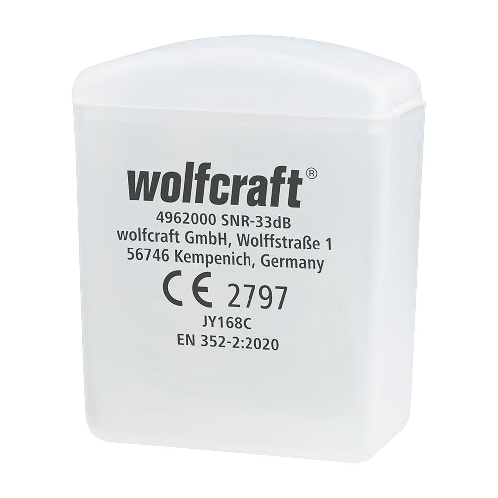 1 PAR de tampões para ouvidos com cordão e caixa (CE) 4962000 wolfcraft - Image 5