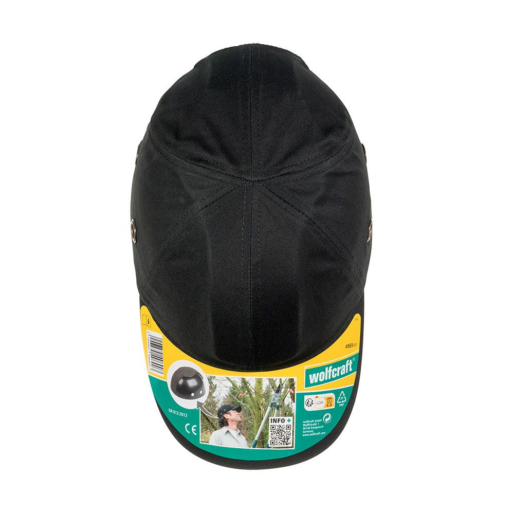 Gorro de proteção, preto (CE) 4969000 wolfcraft - Image 3