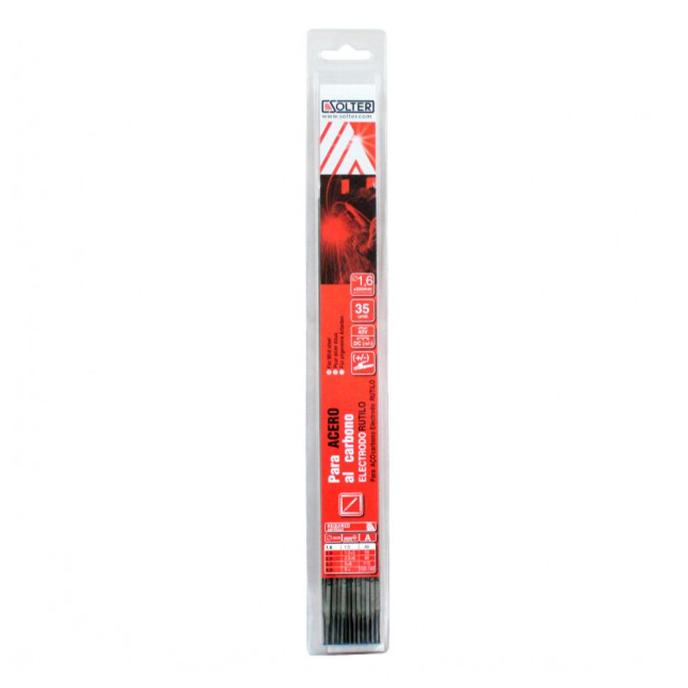Eletrodo rutilo para aço carbono ø3,2 mm, blister 20 unidades