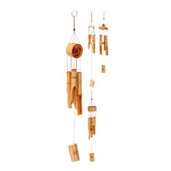 Carrilhão de vento de bambu Ø10 x 75 cm