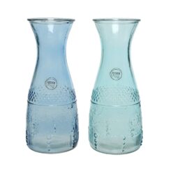 Garrafa de vidro gofrado ø10 x 25 cm 1,10 l modelos variados