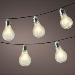 Guirnalda solar 50 leds, multifunções, LUZ quente, exterior, 4,5 m