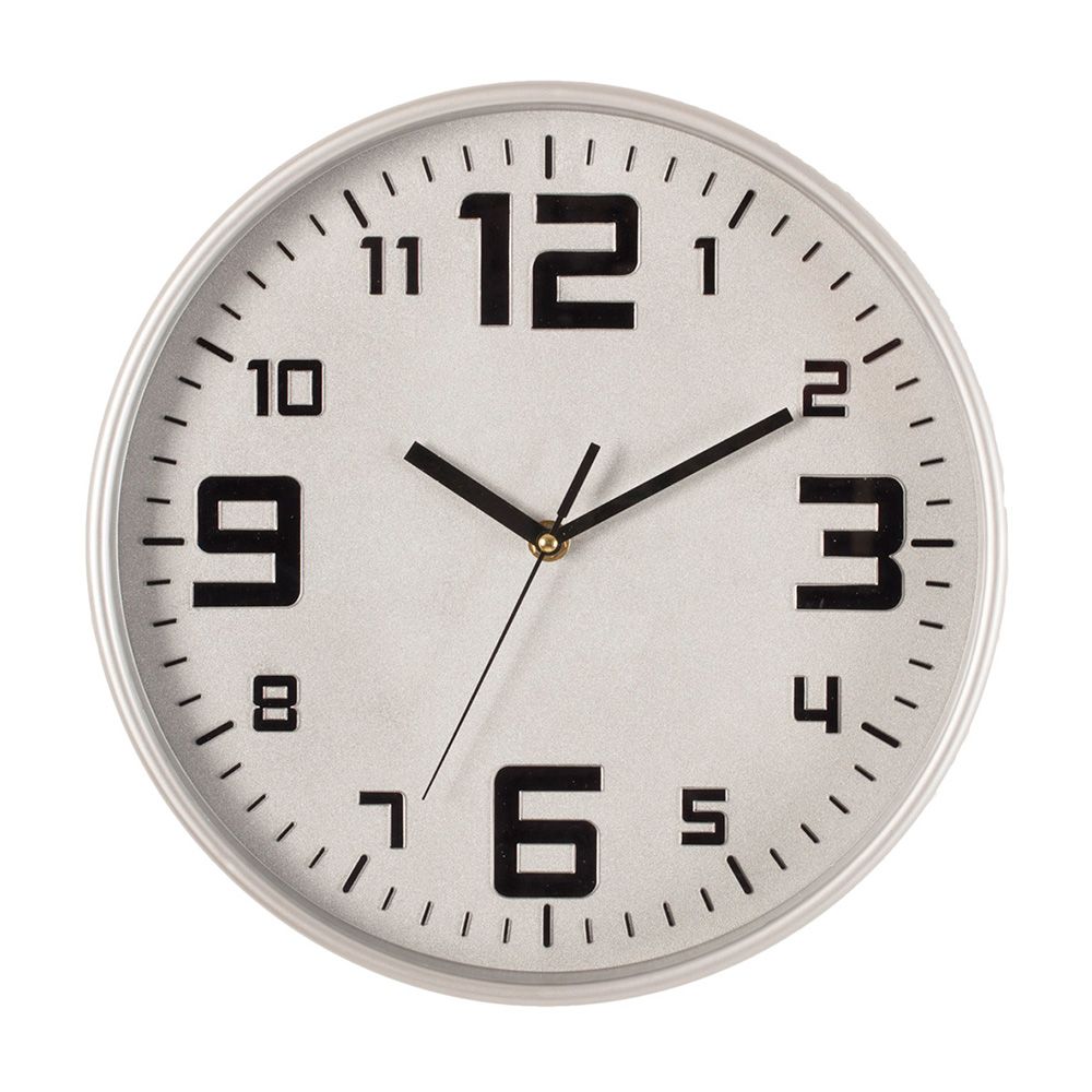 Relógio COR plata Ø30cm