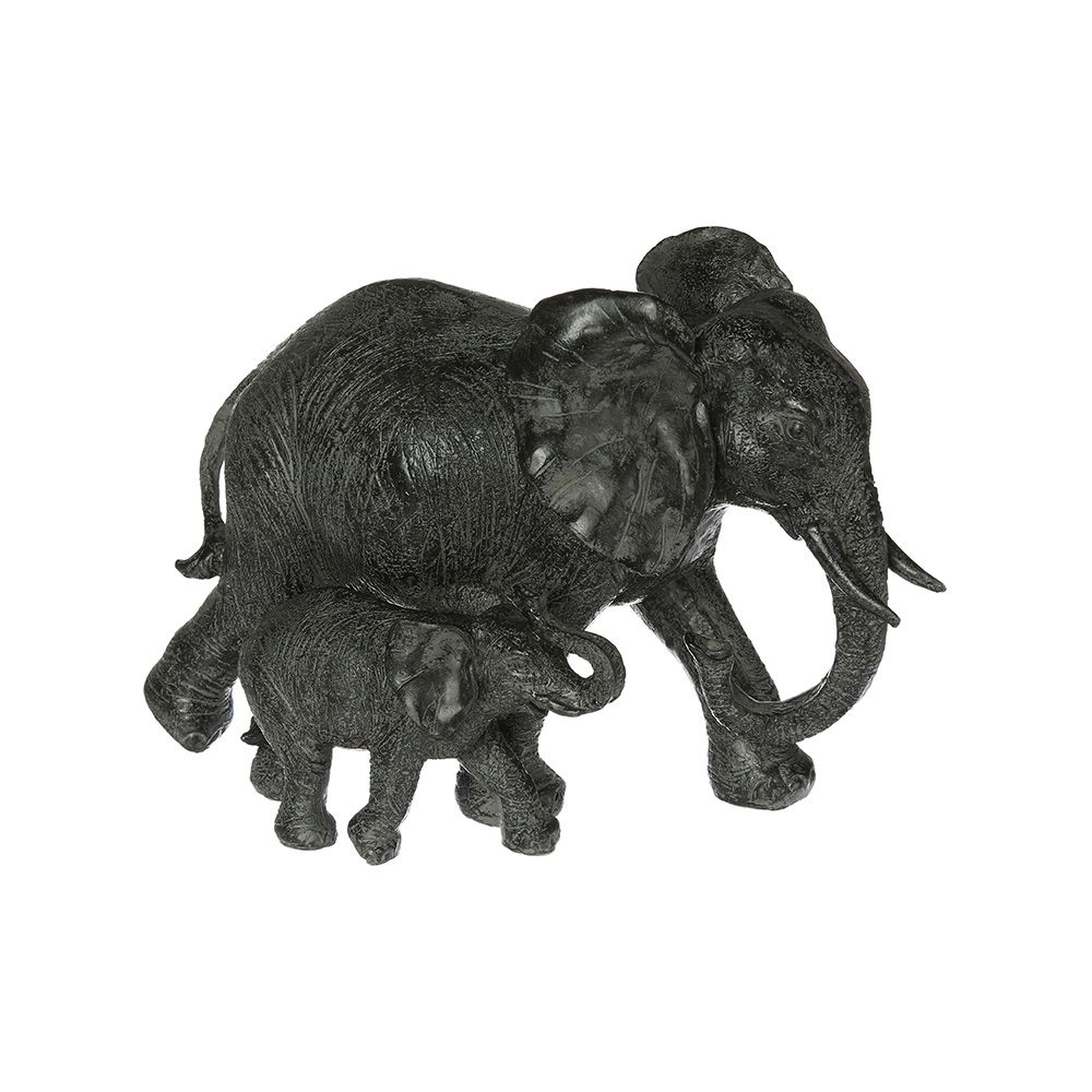 Elefante decorativo em resina, cores sortidas, 12 x 22,5 x 15,5 cm - Image 2