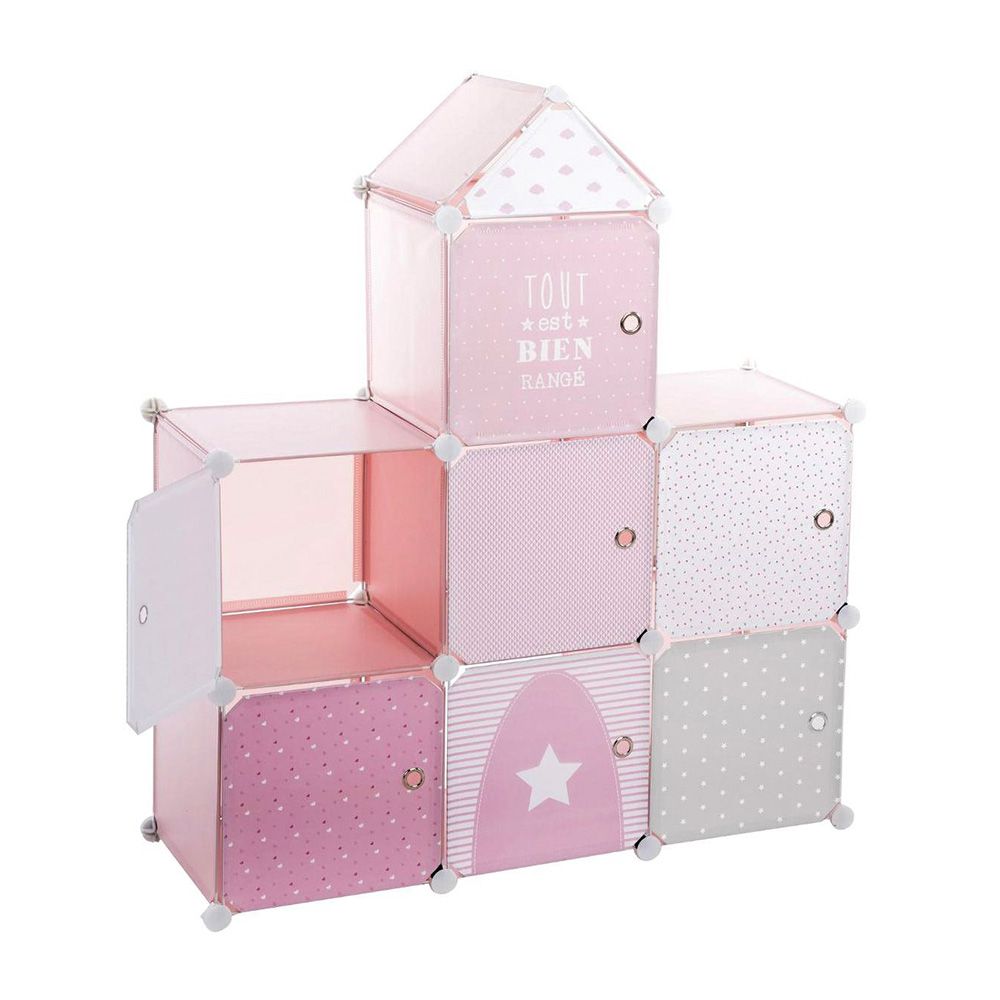 Armario infantil castelo rosa
