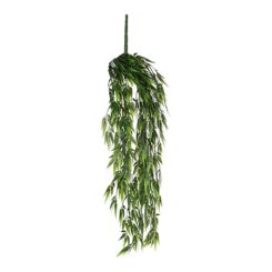 Vaso suspenso de bambu verde Ø15 x 80 cm