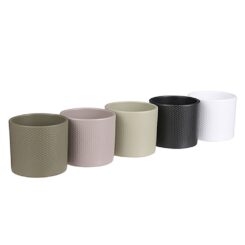 Vaso cerâmico ERA cores sortidas Ø13,5x12,5cm