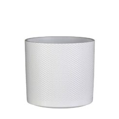 Vaso de cerâmica ERA COR branco Ø23x21,5cm