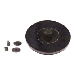 Fonte de jardim movida a energia solar, feita de plástico, com efeito de movimento, Ø16 x 3,5 cm