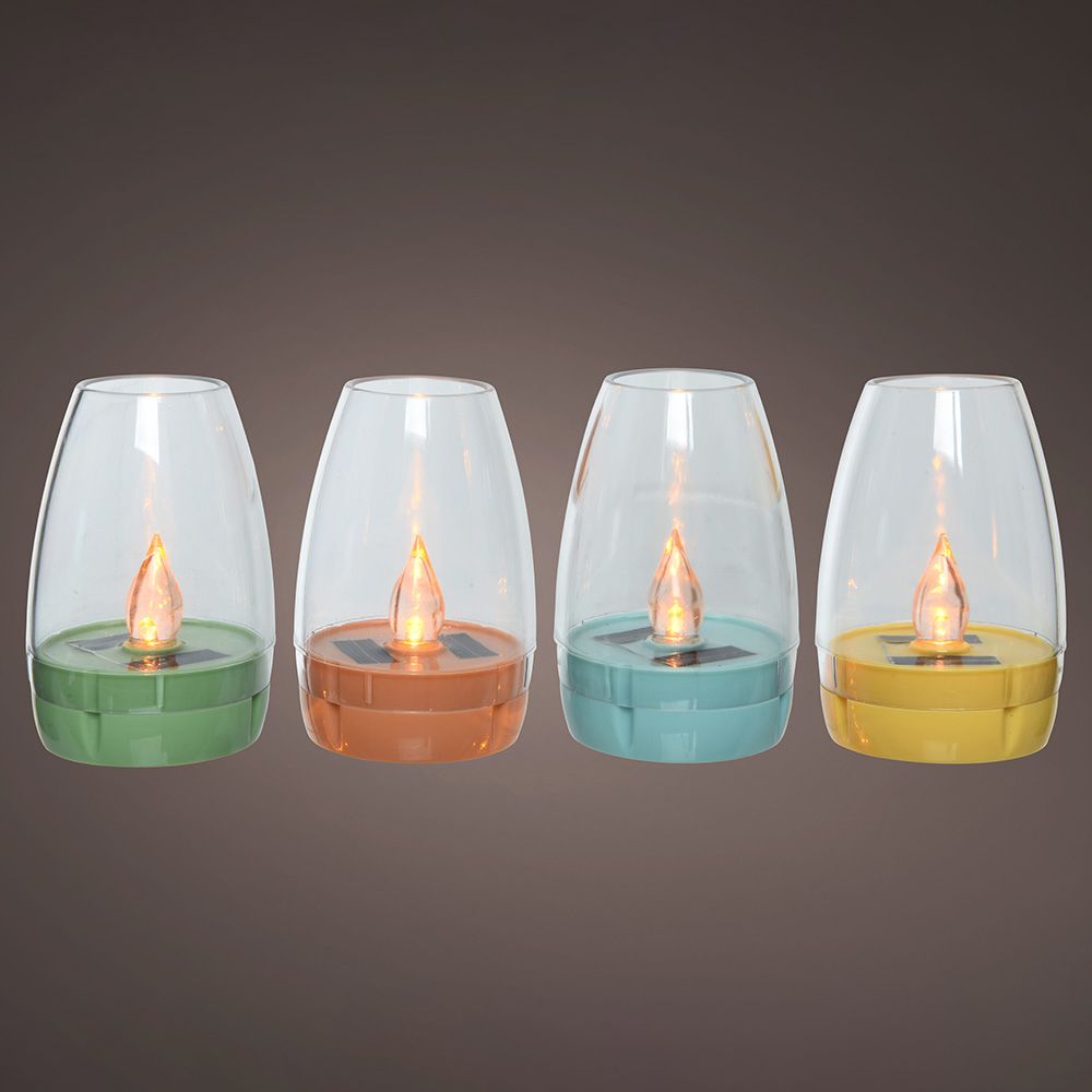 Candeeiro de mesa solar efeito chama 895850 cores / modelos variados
