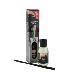 Difusor aroma mikado sândalo preto 125ml magic lights