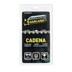Corrente de motosserra para guia de 8 POL / 20 cm, 33 elos, 3/8 POL. B.P., espessura 0,050 POL / 1,3 mm