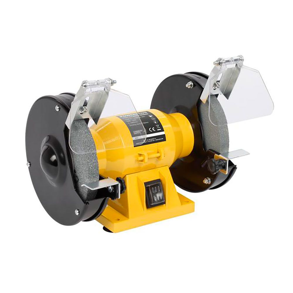 Esmeriladora de bancada + 2 rodas abrasivas de Ø150 mm, 150 W com cabo 2 m - Image 2