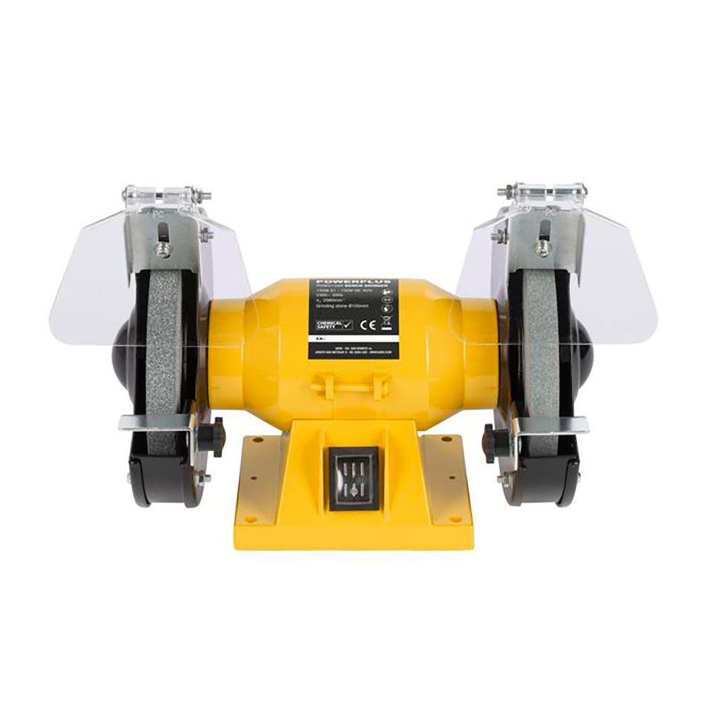 Esmeriladora de bancada + 2 rodas abrasivas de Ø150 mm, 150 W com cabo 2 m - Image 3