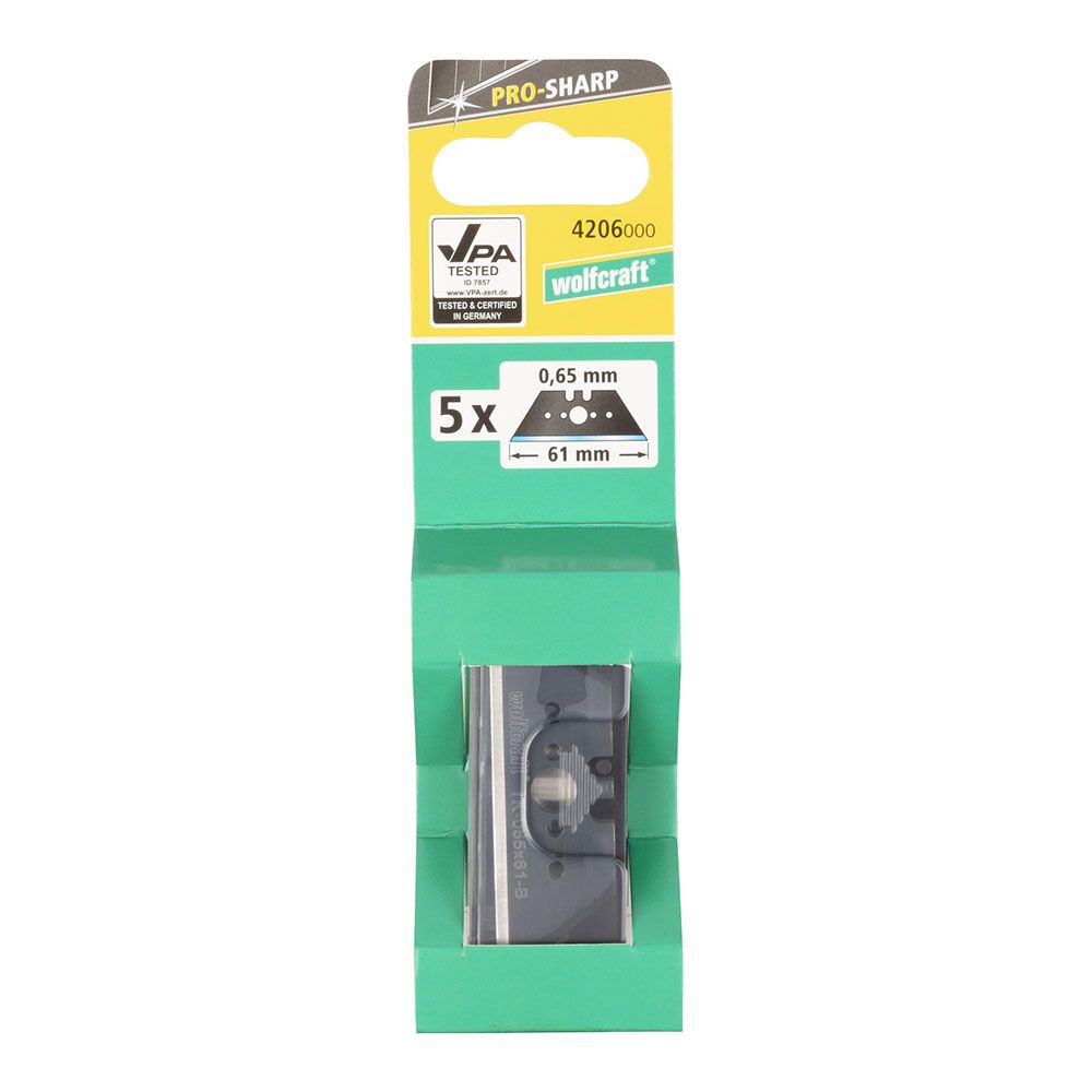 Lâminas trapezoidais PRO sharp 0,65 x 61 mm, 5 unid. - Image 2