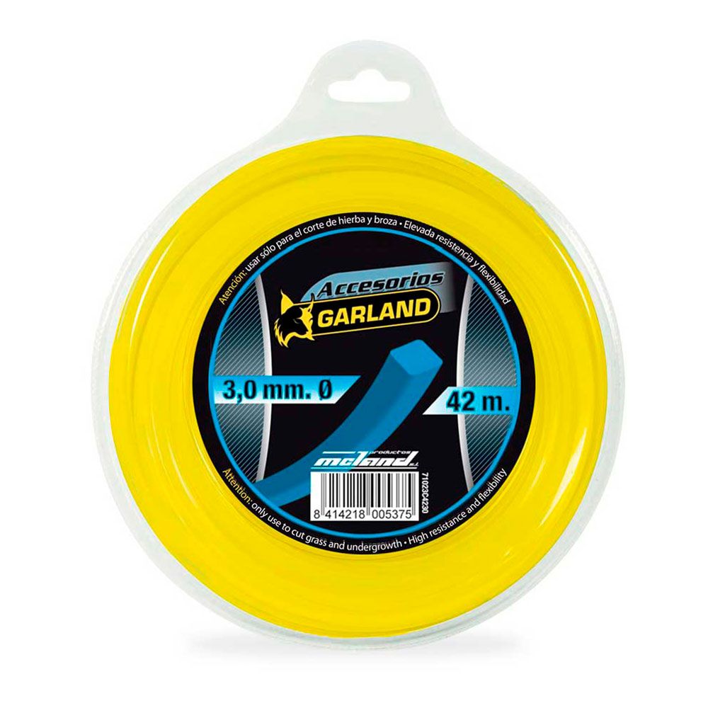 FIO para roçadora, quadrado, Ø3,0 mm, dispensador 42 m