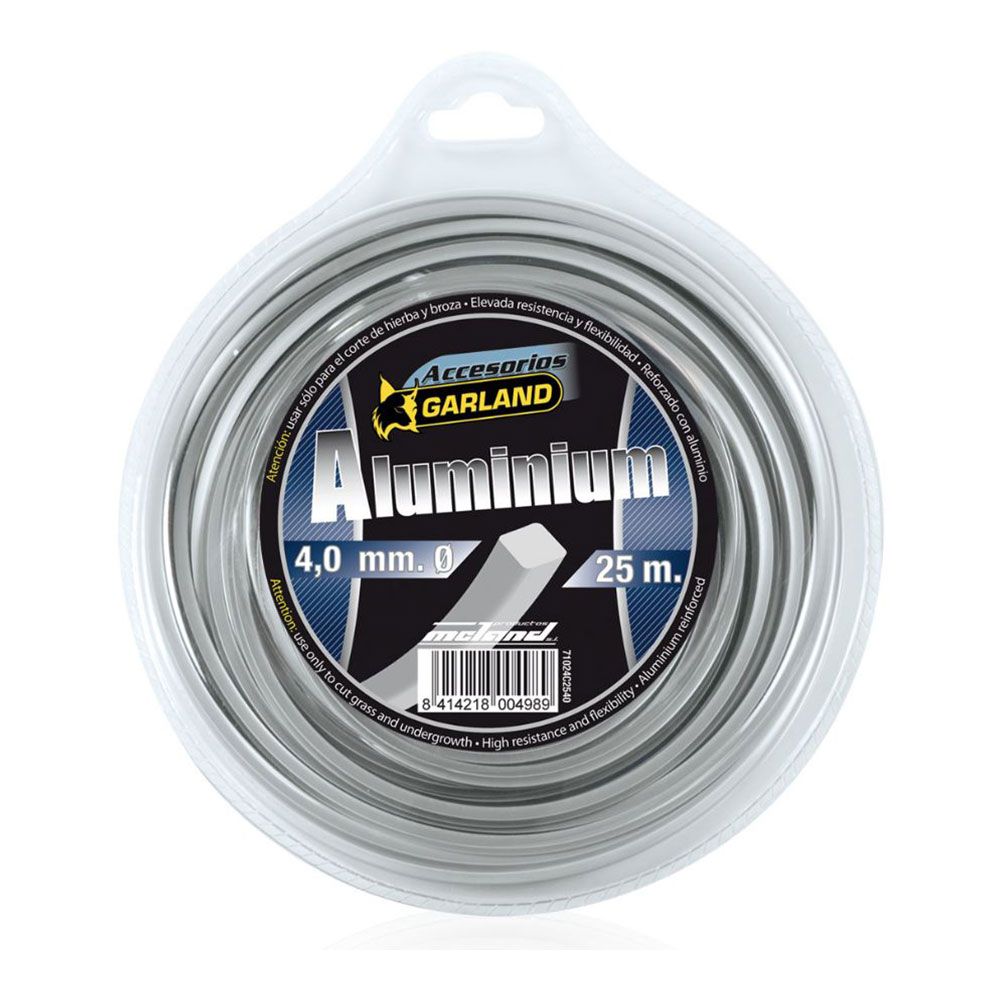 FIO para roçadora aluminium, quadrado, Ø4,0 mm, dispensador 35 m