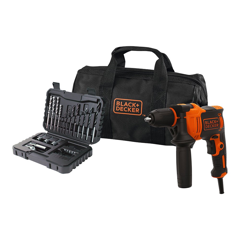 Kit berbequim 710 w, ø13mm + 32 acessórios em maleta + bolsa de transporte, com cabo