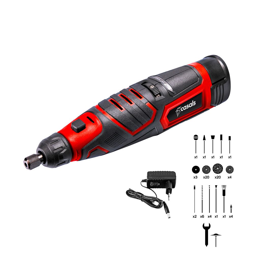 cmg1205bc Kit multiferramenta rotativa 12 v com bateria e carregador