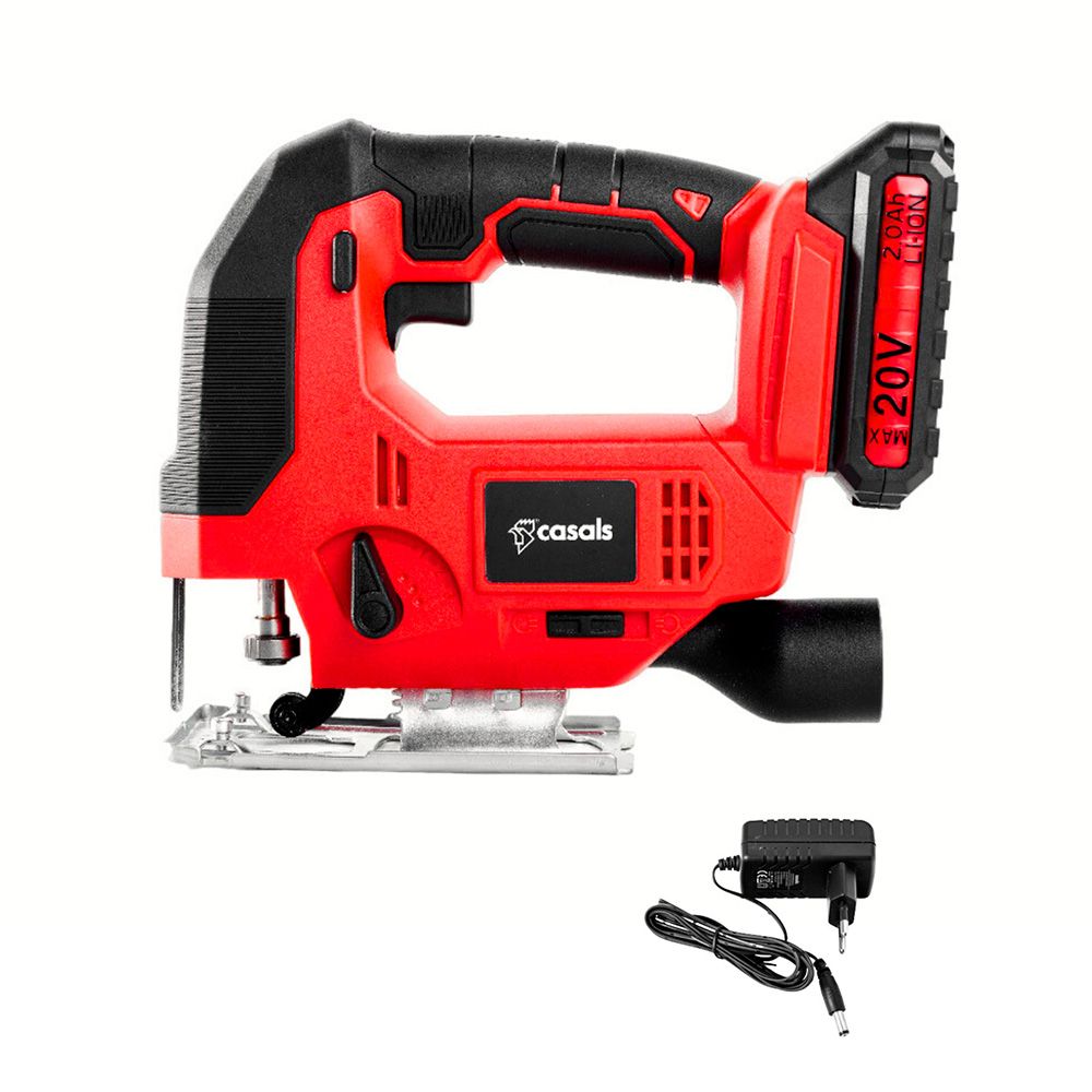 Kit serra tico-tico 20 v cjs2050, com bateria e carregador