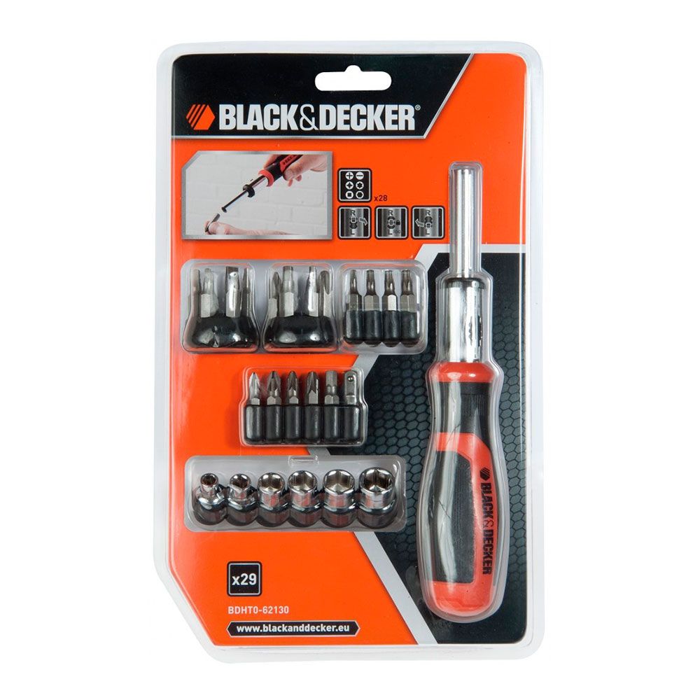 BLACK+DECKER Conjunto multibits com catraca, 29 peças - Image 2