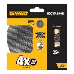 Lixas de malha autoadesiva para lixadoras orbitais Ø125 mm, grão: 60,  5 un