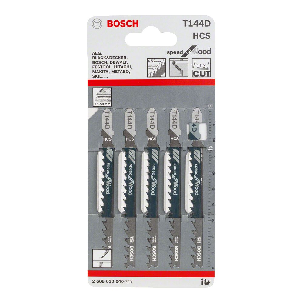 Folhas de serra T 144 d: speed wood, conjunto 5 peças - Image 2