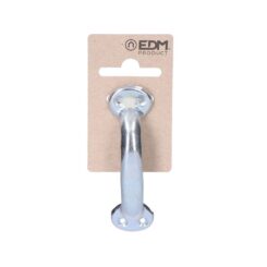 Puxador de porta, feito de chapa metálica dobrada, 87 mm