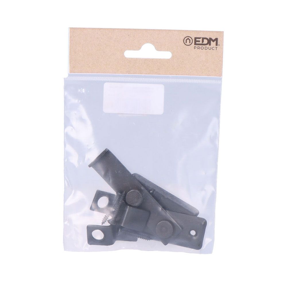 Trava reversível em ferro zinco preto 8cm - Image 2