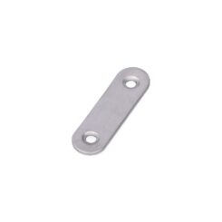 Placa de uniao aço INOX 57x16x1,5mm