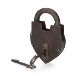 Cadeado rústicas 2 chaves efeito rusty EDM