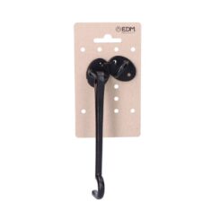 EDM Fecho barco, ferro fundido com acabamento preto, 150 mm, blister