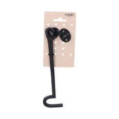EDM Fecho barco, ferro fundido com acabamento preto, 200 mm, blister