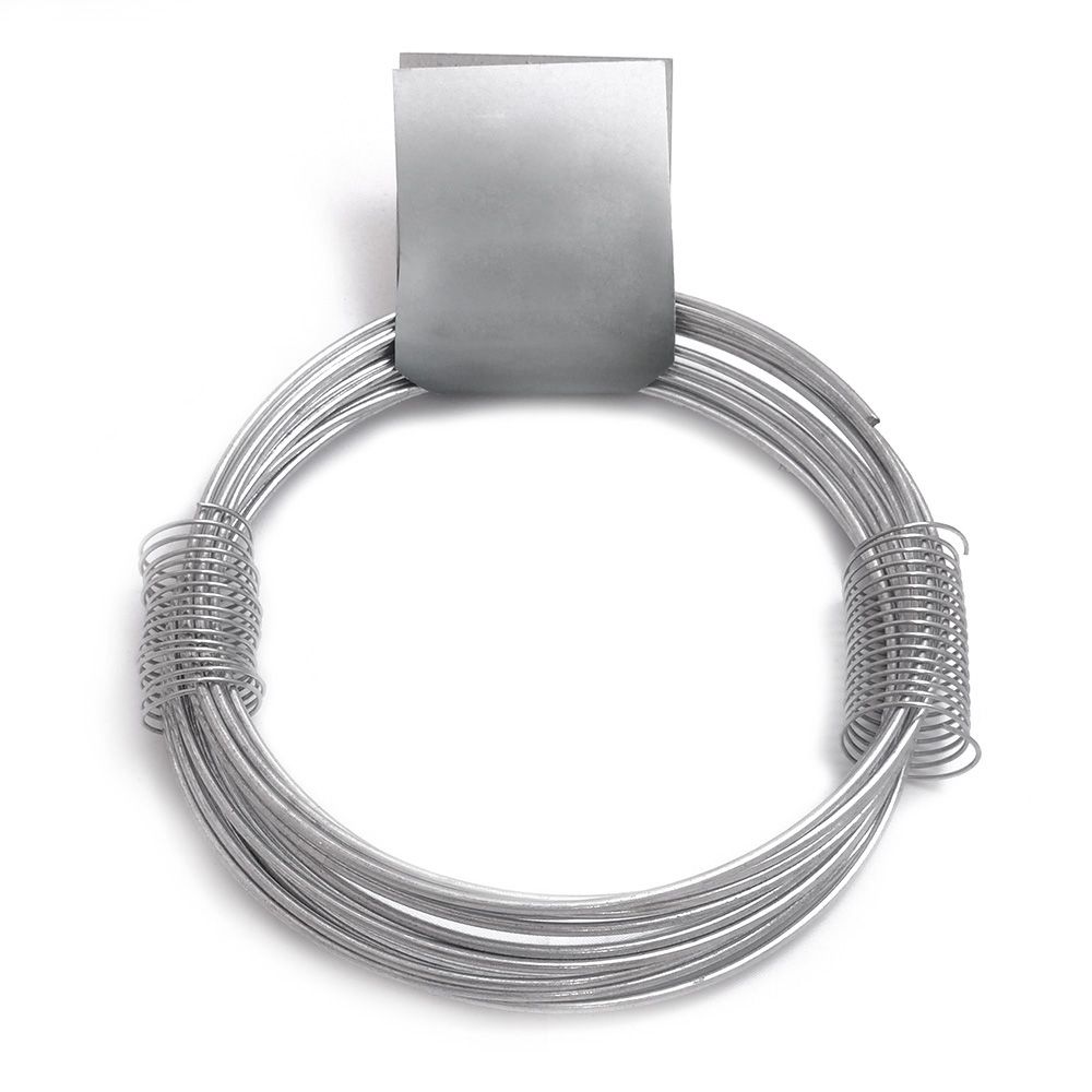 Arame zincado N° 12, 210 GR, calibre 1,80 mm x 11 m