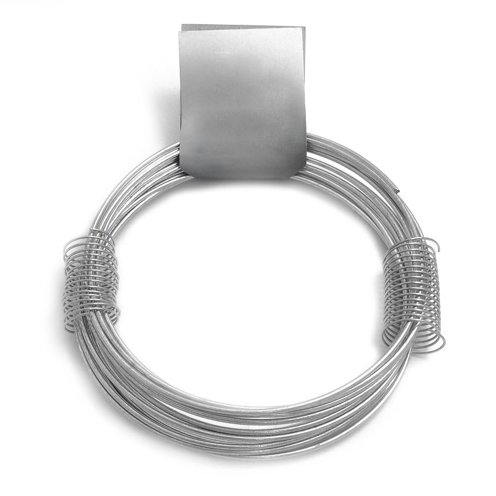 Arame zincado N° 14, 210 GR, calibre 2,20 mm x 7 m
