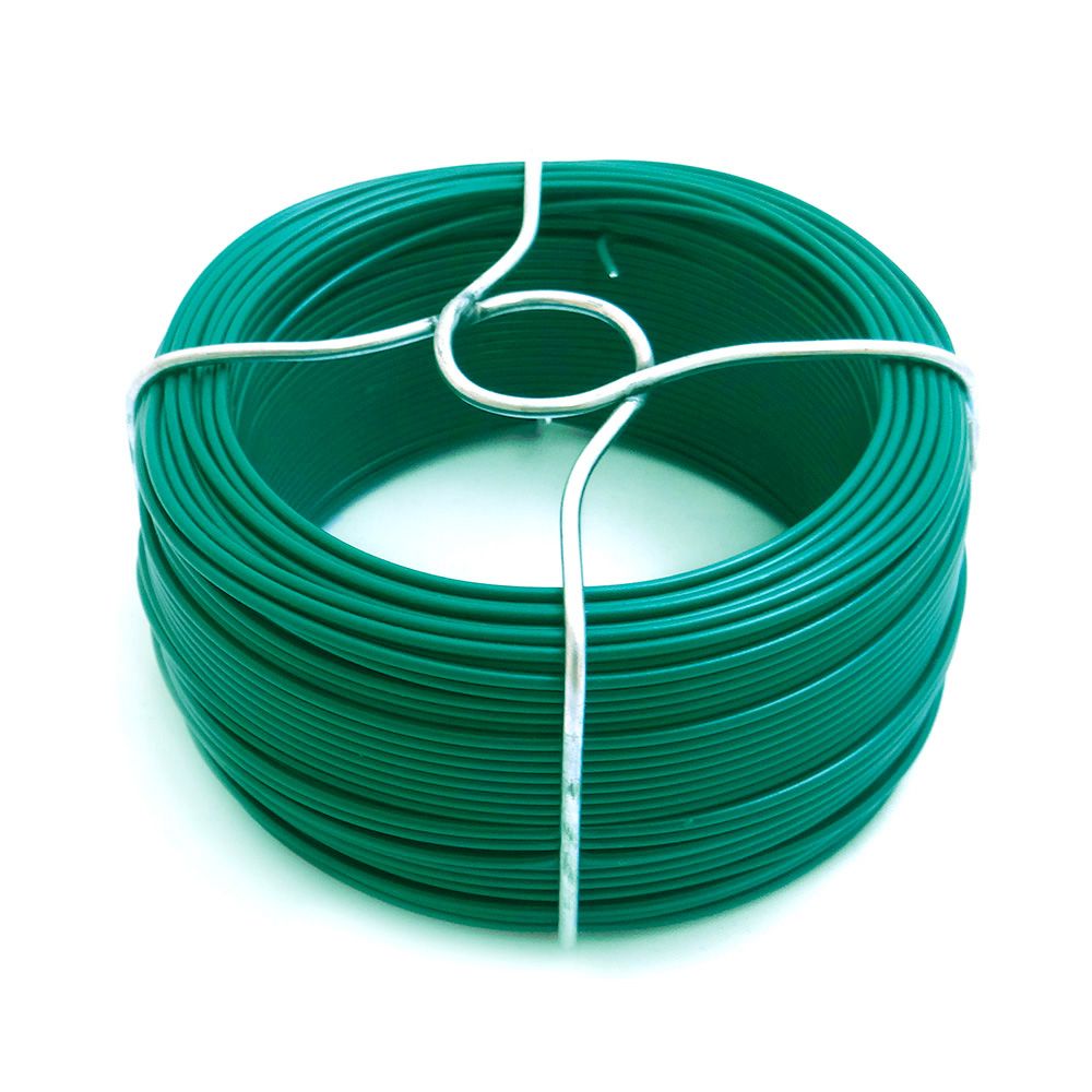 Arame plastificado verde N° 6, 240 GR, calibre 1,40 mm x 50 m