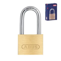 Cadeado em latão com arco comprido 713/25HB25, 25 mm, caixa