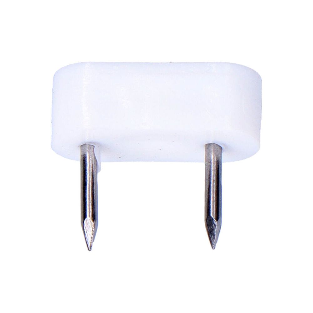 Pack 6 UDS. limitador armário 2 pontas 7x18mm branco