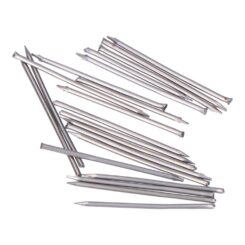 Ponta agulha de aço para tampa 2,5 cm, pack 100 unidades