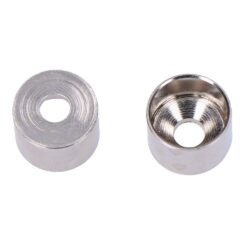 Pack 2 UDS. suporte de barra Ø12 mm níquel