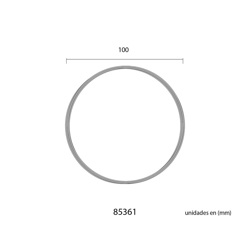 Arame de alumínio dourado, calibre Ø1,5 mm x 5 m - Image 2