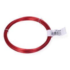 Arame de alumínio vermelho, calibre Ø1,5 mm x 5 m